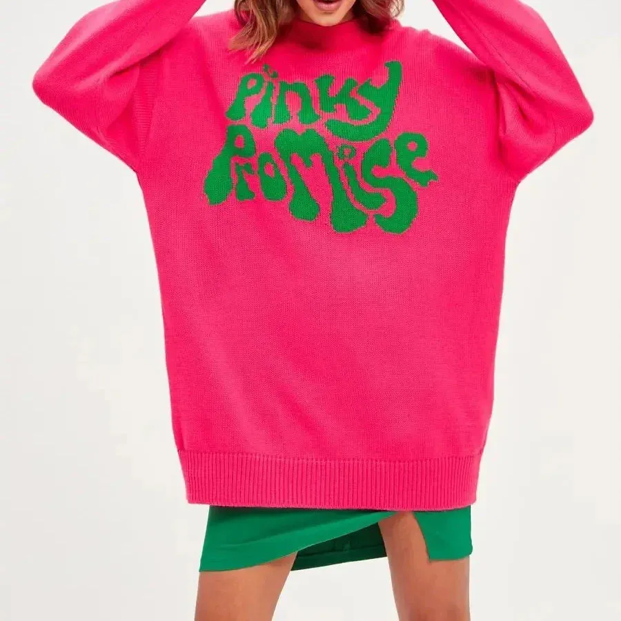 Wenkouban-Christmas Thanksgiving outfits_Simple Warm Thick Casual Autumn Winter Knit Elastic Jumper Christmas Sweater