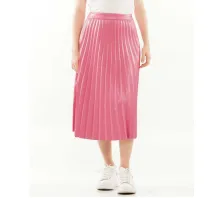 Why S230100 Faux Leather Pleated Skirt