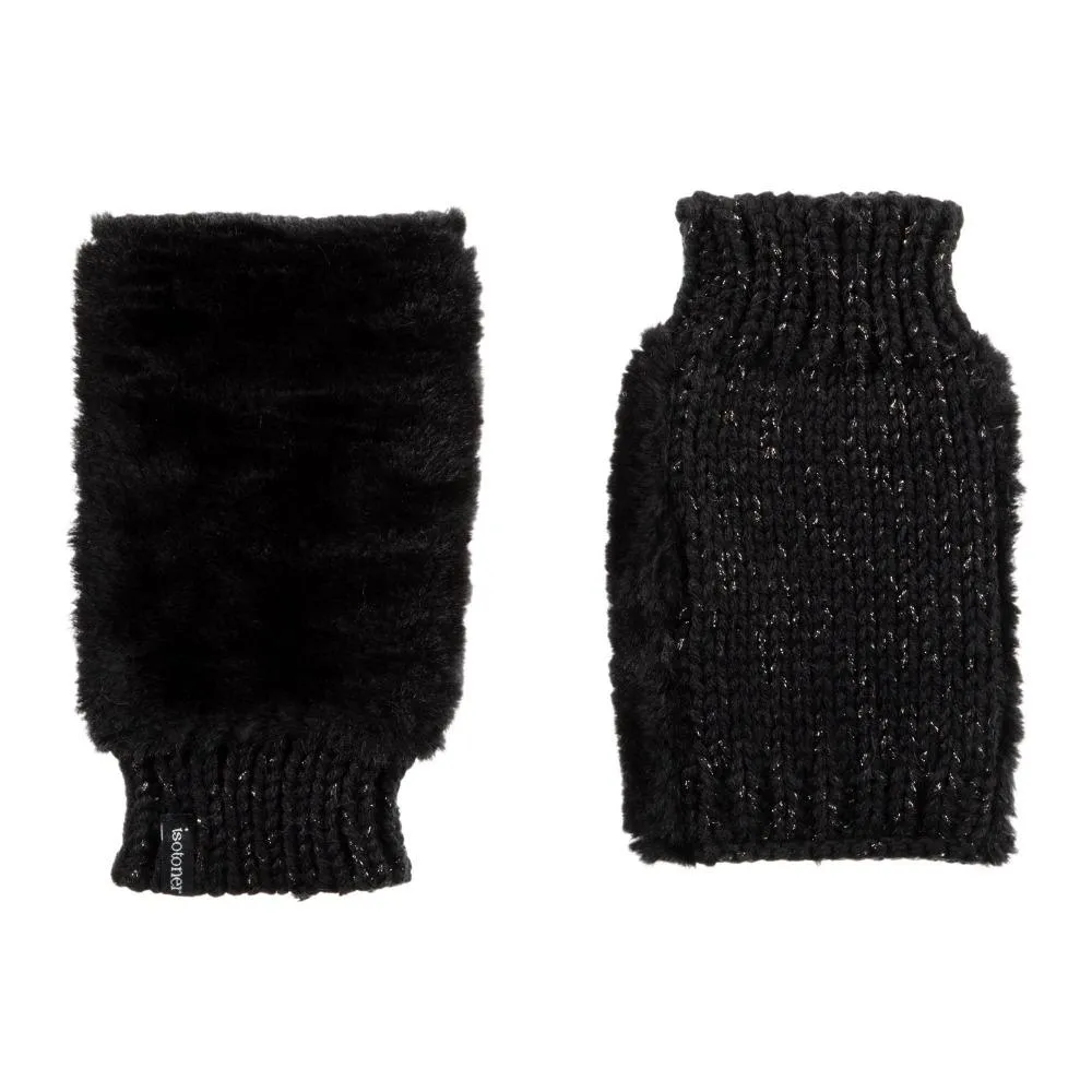 Women’s Chenille Knit Fingerless Glove Cozies