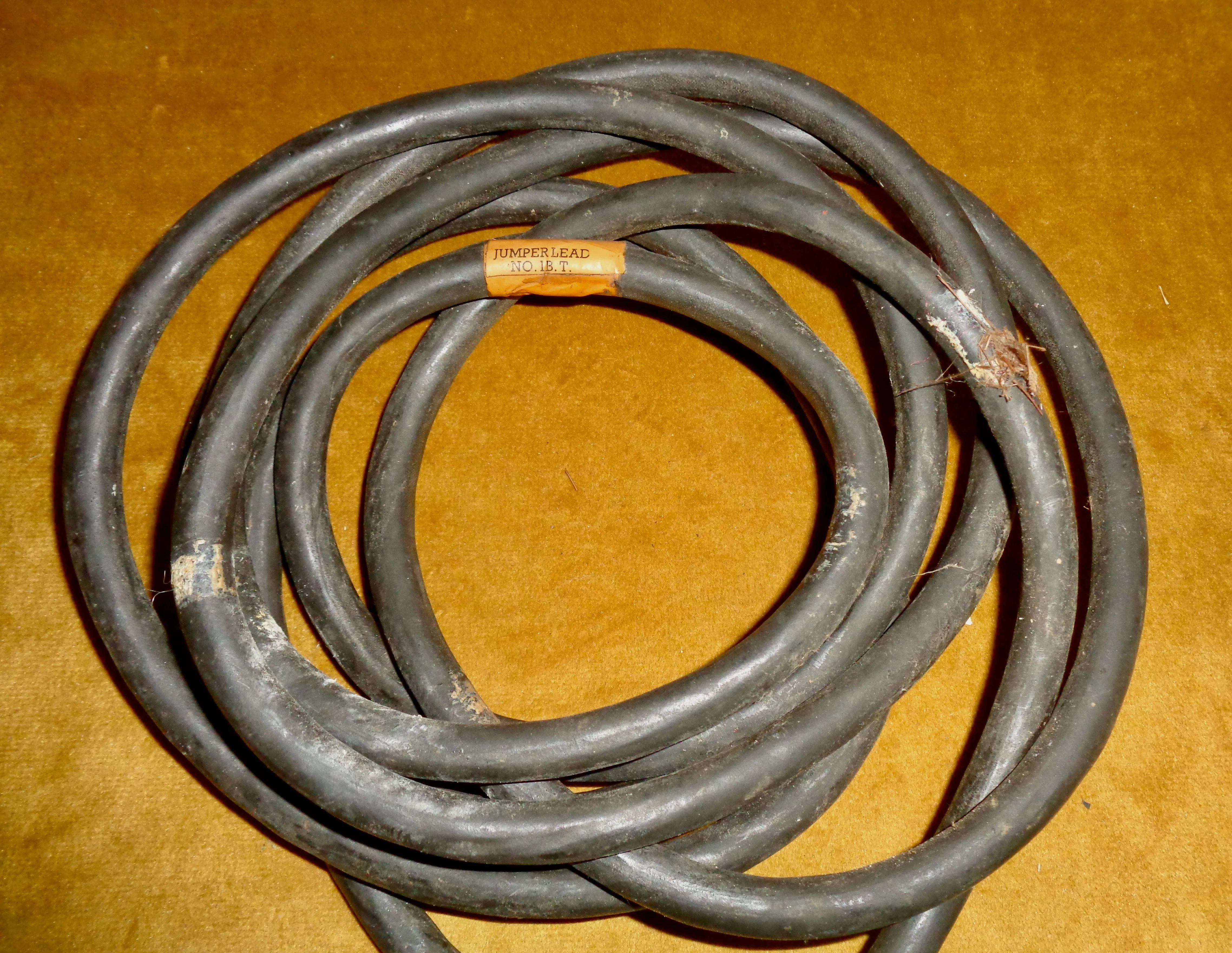 WW2 WS19 Wireless Set 19 Cable Labelled Jumper Lead No.1BT