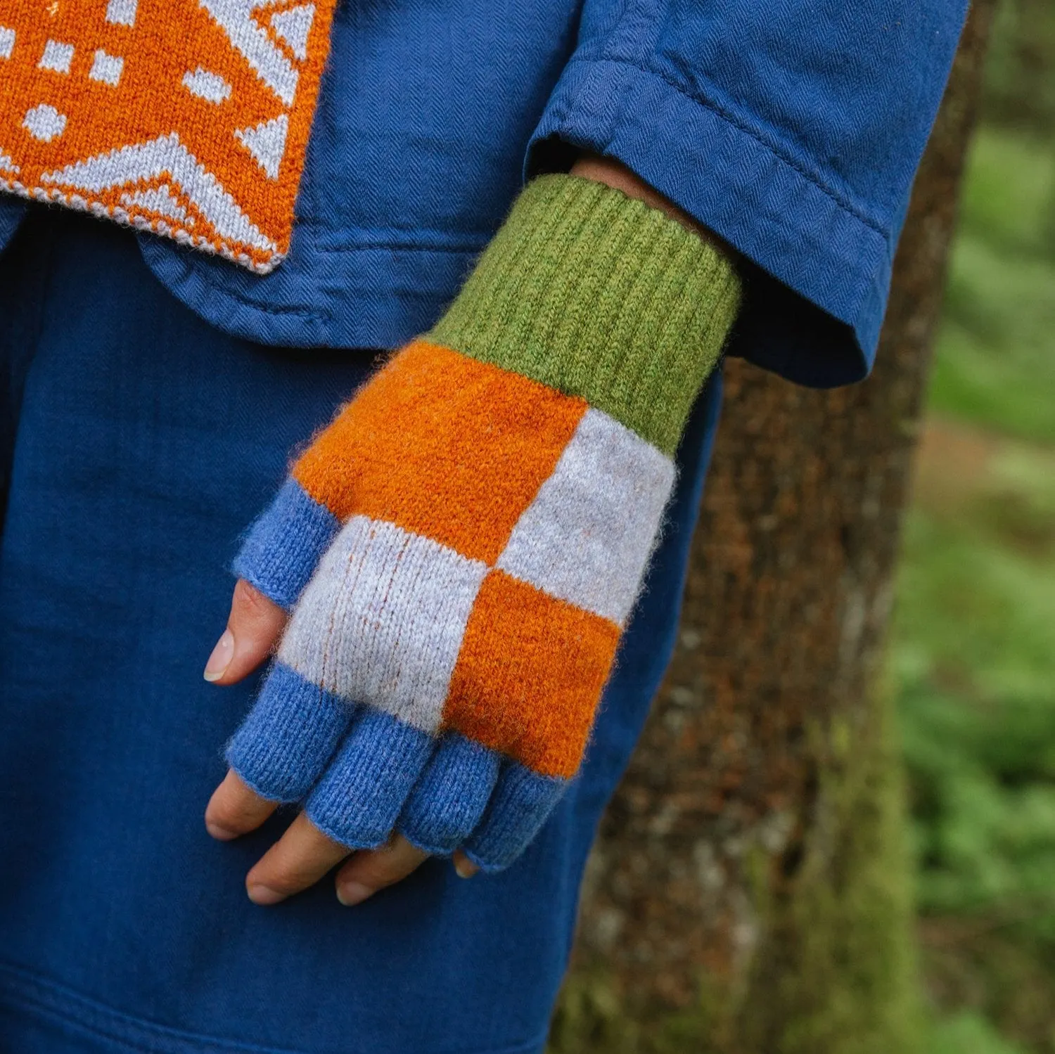 Wychwood Fingerless Gloves - Lavender