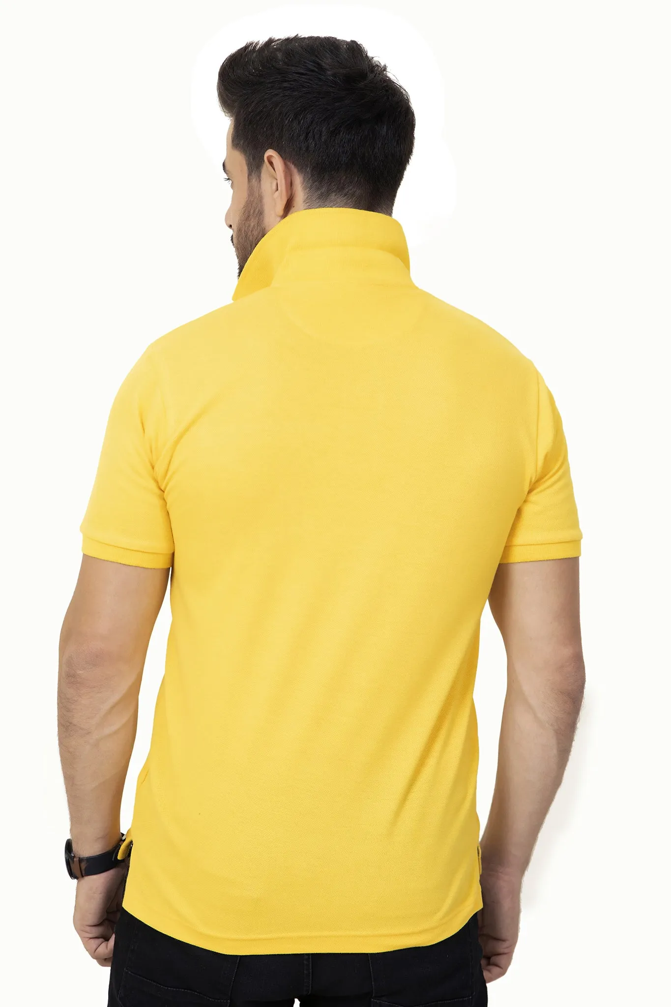 Yellow Pocket Polo - A20 - MP0018R