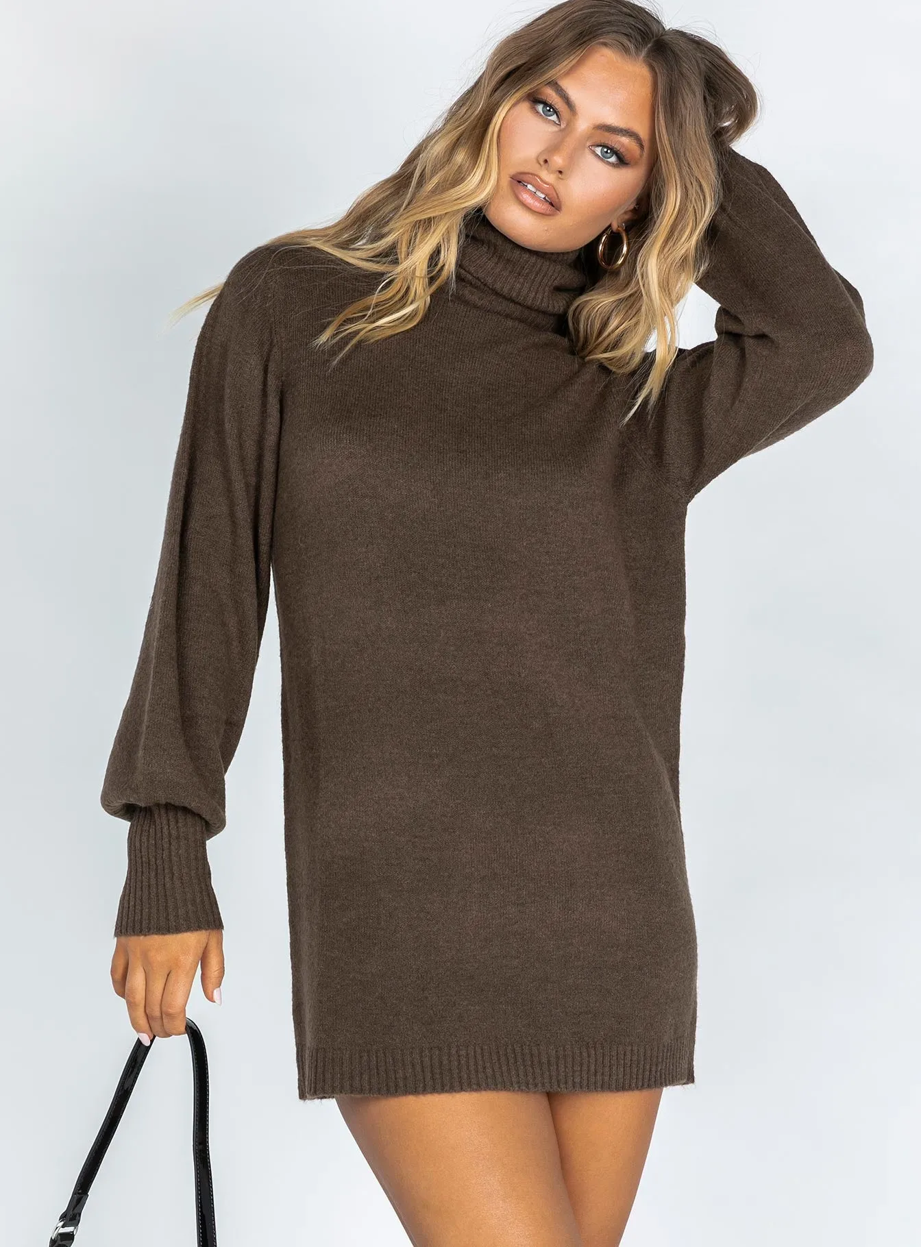 Zahara Mini Dress Brown